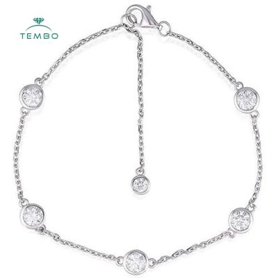 China 2022 Other Interesting Price 18k White Gold Fashion Trend Bracelet Diamond Bracelet for sale