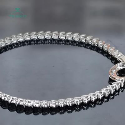 China Other 10k Yellow Gold Charm Lab Developed High Quality Diamond Bracelet Women Bracelet for sale