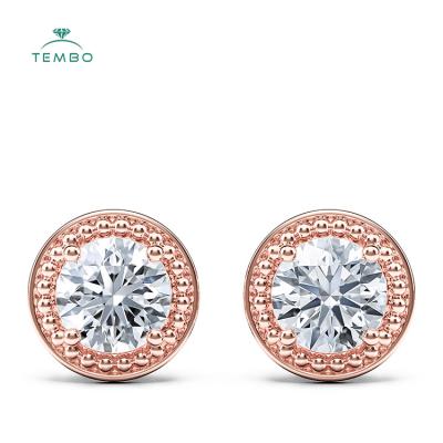 China Other Made in China Cheap Custom Round Diamond Stud Earrings Ring for sale