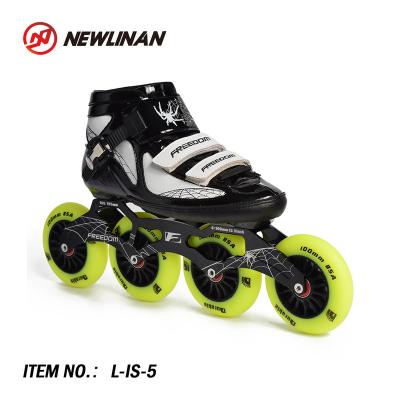 China Full Set Professional Integrated Speed ​​Skate With Durable CNC Frame Speed ​​Skate PU Wheels L-IS-5 for sale