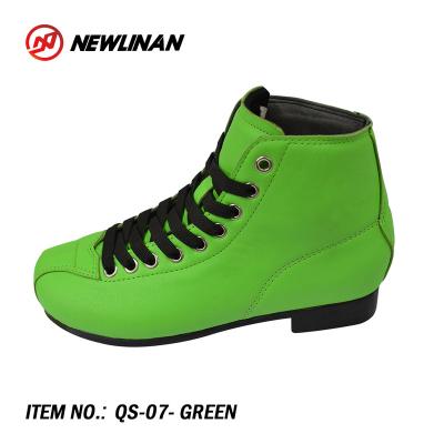 China Newlinan Microfiber OEM Roller Derby Skate Indoor Boot for Kid and Adult for sale