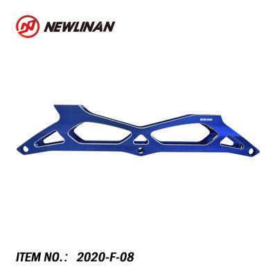 China 7 Series Customized Aluminum CNC Machining Inline Speed ​​Skate Extruded Aluminum Frame 3X125mm for sale