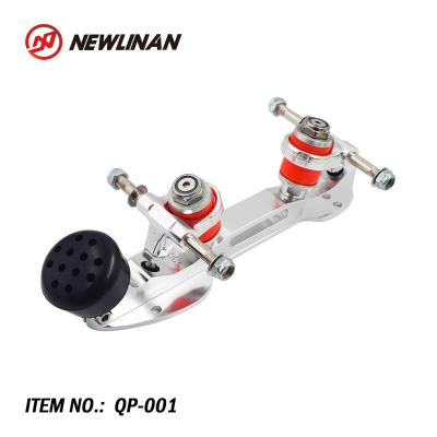 China 7 Series Aluminum Quad Roller Skate Flat And 7 Series Aluminum Skate Frame QP-001 for sale