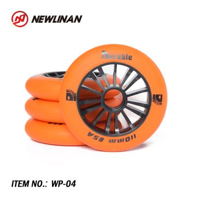 China PU Speed ​​Skate Integrated PU Wheel 100/110mm Durable Integrated Skate Wheel for sale