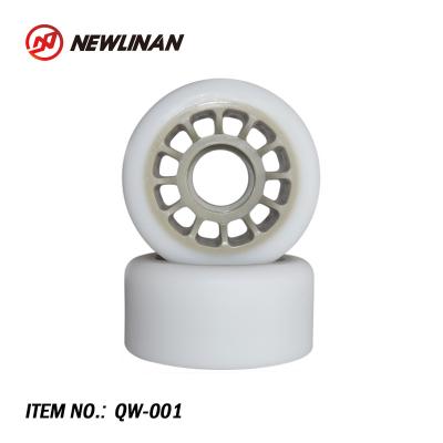 China OEM PU Plastic Plastic Quad Roller Hockey Skate Core Wheel Size 62*30mm for sale