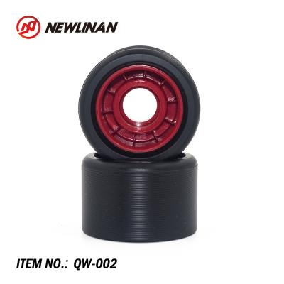 China Plastic Roller Skate Derby Skate Core PU Wheel 62x42mm QW-002 for sale