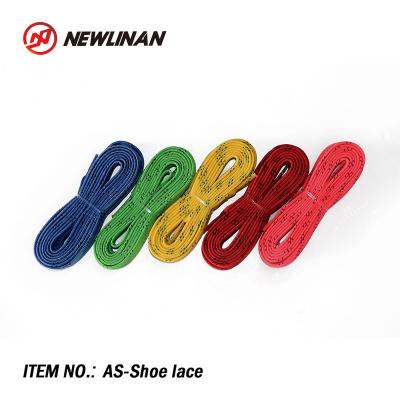 China Hot Sale Terylene Newlinan Wax Shoe/Hockey Skate Shoe/Derby Skate Shoe Lace for sale