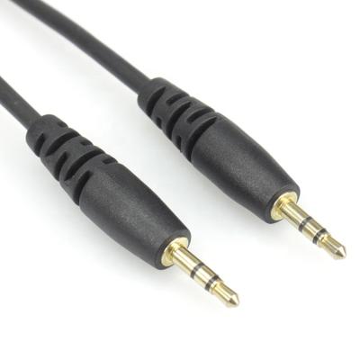 China Stereo Microphone Cable 3 Pole 2.5 TRS Plug Male 2.5mm Extend Audio Cable for sale