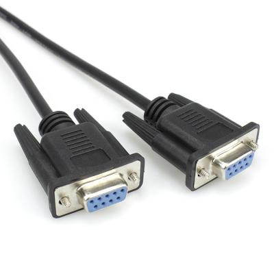 China Custom Length COMPUTER Female To Female RS232 DB9 Extension Cable For Computer 9 Cores for sale