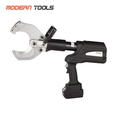 China Armored Cu Cut And AL Cables ES-85K Battery Powered Hydraulic Cable Cutter for sale