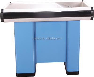 China Chain Stores supermarket checkout counter commercial reception desk for sale