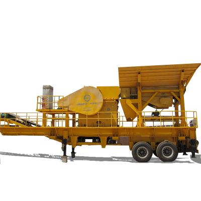 China Large Rock Mining Mobile Jaw Crusher Machine Complete Set Mine Crushing Plants Chrome Ore for sale