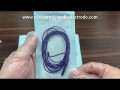Disposable Subdermal needle electrodes single wire
