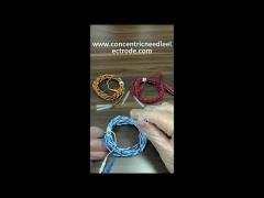 Disposable needle electrodes