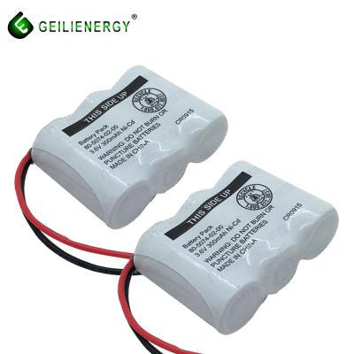 China toys nickel cadmium battery nicd aa 3.6V 300mAh rechargeable battery pack for cordless phone for sale