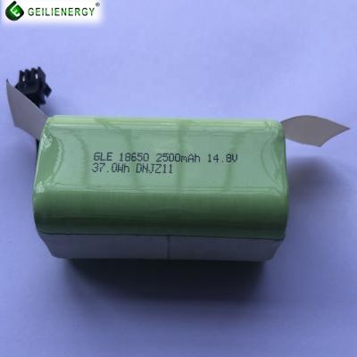 China Rechargeable Toys Lithium Ion Batteries 14.8v 2.2ah 2500mah Battery For RC Vacuum Cleaner Car for sale