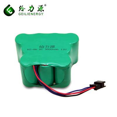 China NI-MH vacuum cleaner SC 12V 3000mAh battery pack for roomba battery for ECOVACS cen82 Deeoo830 vacuum cleaner for sale