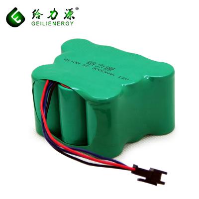 China Rechargeable Vacuum Cleaner GLE NIMH 12V 3000mah SC Size Vacuum Cleaner Battery Pack for sale