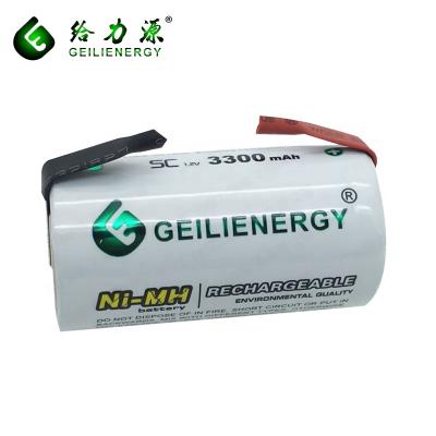 China Toys customized sc 3000mah 1.2v rechargeable nimh battery deep cycle solar power batteries tool battery for sale