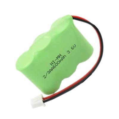 China Home Appliances Ni-MH 2/3AA 3.6V 600mAh Rechargeable Battery Pack For Cordless Phone With Oxidation Reduction Potential Connector for sale