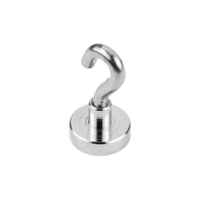 China Industrial Magnet D20 D25 D32 Super Strong Magnetic Hook Neodymium Magnet Holder for sale