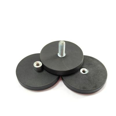 China Industrial Magnet Professional Neodymium Rubber Coated Magnet for sale