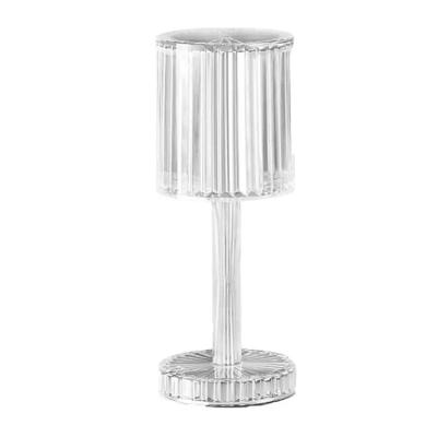 China Newly-designed Table Lamp USB Acrylic Decorative Desk Lamp Bedroom Bedside Bar Crystal Lights Decoration Romantic Gift Night Light for sale