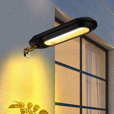 China High Light Efficiency Solar Lights Outdoor Body Sensor Patio Waterproof Outdoor Fence Eaves Doorway Path Lights for sale