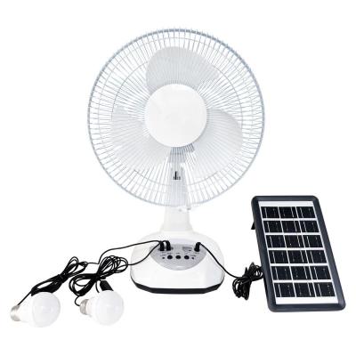 China Energy Conservation Hot sale 12 16 inches AC DC rechargeable solar fan remote control with UBS and light for sale