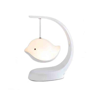 China Modern LED Night Light USB Rechargeable Bluetooth Bird Night Lamp 7 Colors Table Light Decor Bedroom Baby Girlfriend Gift Present for sale