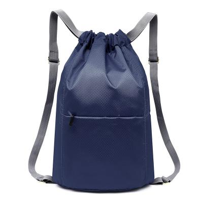 China Waterproof Wholesale high quality drawstring backpack sports outdoor leisure waterproof simple convenient large capacity Oxford cloth bag for sale