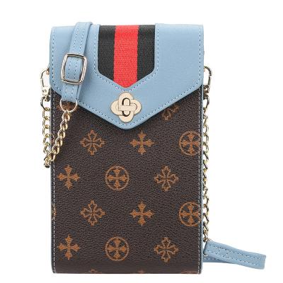 China Waterproof New Crossbody bags Lady Cell Phone Wallet Fashion leather wallet for Women Purse Mobile Phone Bag for sale