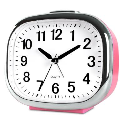 China New 2022 Modern Classical Simplicity Customized INS Night Light Music Customized Logos Alarm Clocks Quartz Clocks Office Clocks for sale