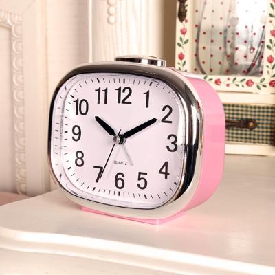 China Simplicity Hot Selling Classic Ins Modern Simplicity Square Customized Alarm Clocks Quartz Clocks Home Kitchen Bathroom Dining Room for sale