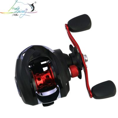 China High Quality 6.3:1 Gear Ratio Max Drag 10KG BB Magnetic Braking Circuit 17+1 Metal Wire Cup Low Profile Reel Baitcasting Fishing Reel for sale