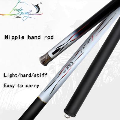 China Telescopic Fishing Rod High Quality Carbon Fiber 3.6m-10m Carbon Light Ultra Hard Travel Carp Fishing Pole VBONI Driver for sale