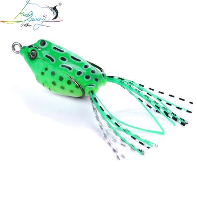 China Factory direct sales building ABS plastic thunder frog lures, soft bait frog bait for sale