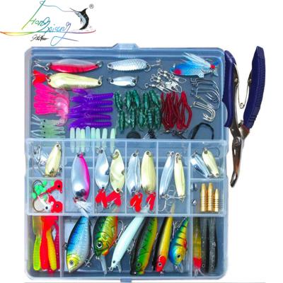 China Lead Pcs Fishing Lures Set Mixed Artificial Bait Minnow / Snap Fish Lure Spinner Spoon Cebo Handle Hook Isca Pesca Rated Kit 4.9 /5 Low for sale