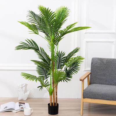 China Hot Sale 158cm Artificial Palm Trees Minimalist Artificial Cheap Artificial Palm Trees For Home Decoration for sale