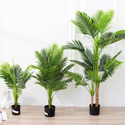 China Hot Sale 74cm Artificial Palm Trees Minimalist Artificial Cheap Artificial Palm Trees For Home Decoration for sale