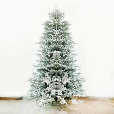 China Wholesale Thin Assembled Christmas Tree Holiday Decoration Christmas Trees Beautiful 150cm Tall For Happy Christmas for sale