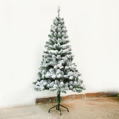 China Wholesale Holiday Decoration Christmas Tree Stand Up Plastic High Quality Outdoor Christmas Tree Snow For Happy Christmas for sale