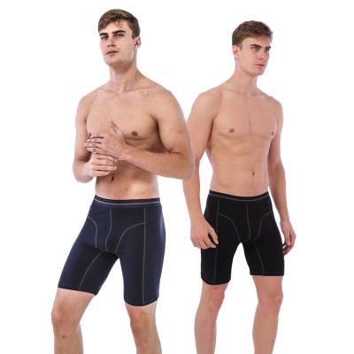 China Breathable Cotton Briefs Men Lengthening Anti-Wear Nickels Exercise Boxers Men's Gym for sale