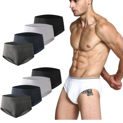 China Low price antibacterial factory wholesale men's boxers wholesale style pure cotton white men's briefs MOQ1 for sale