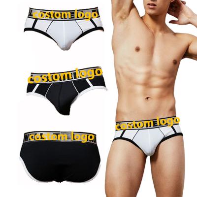 China Wholesale Custom New Men's Breathable Tight Underwear Classic Sexy Cotton Underwear Fashion OEM ODM Shorts Gay Thong Bikini Underwear for sale