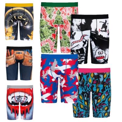 China 2022 Custom Logo Printing Men's Boxers Plus Size Briefs Quick Drying Men's Breathable Sweatpants OEM for sale