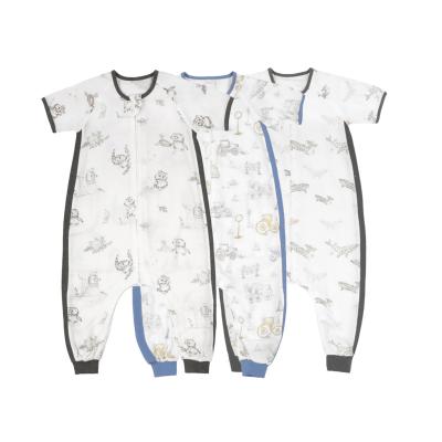 China High Quality Wholesale Newborn Sleeping Bag Baby Sleeping Bag Breathable Velvet Warm Sleepwear With Detachable Long Sleeves for sale