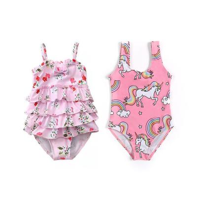 China Hot Selling Girls Summer Swim Briefs One-Piece Swimsuit Briefs Sleeveless Swimsuit Women Baby Comfort Swimwear Kids Swimwear for sale