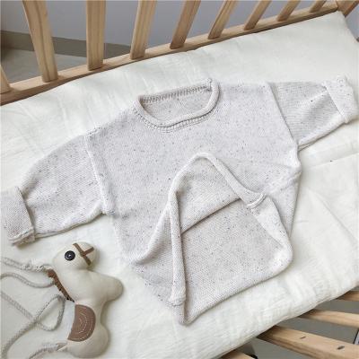 China Regular Hot Sale Knitting Sweater Kids Organic Toddler Baby Kids Made With 100% Cotton Kids Long Sleeve T-shirt Camisetas for sale