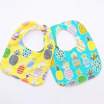 China Hot Selling Washable Burp Cloth With Gorgeous Print And Towel Absorbent Hipo Saliva Towel Pink Monstera Rabbit for sale